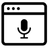 Website voice widget